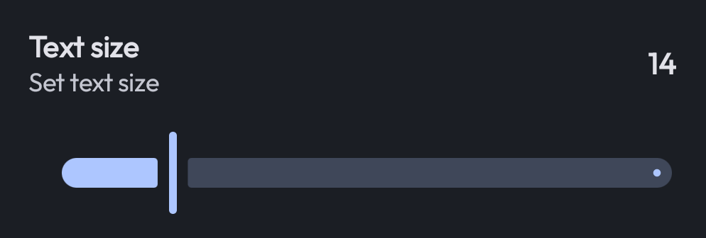 Smooth Value Slider